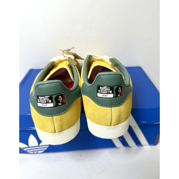 Adidas Originals Gazelle Jamaica x Bob Marley (Bold Gold) Men\'s 7.5 Shoes KJ3532 main image 4